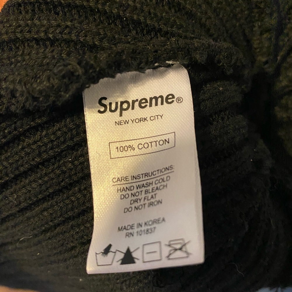 Supreme Overdyed Ribbed Beanie - Picture 4 of 4
